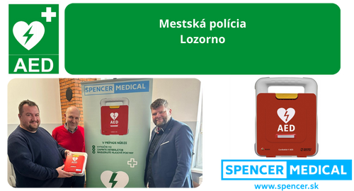 AED Defibrilátor Mestská polícia Lozorno